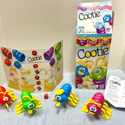 Milton Bradley Cootie Games preschool 3 and up board game