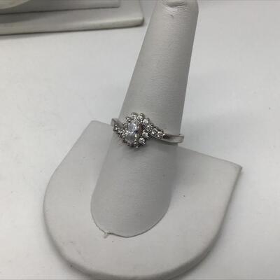 Silver Plated Cocktail Ring