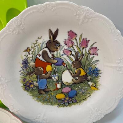 Easter Springtime Dish Plate Lot