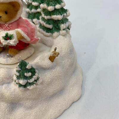 Cherished Teddies Winter Themed Music Box