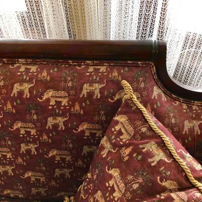 1800’s Elephant Print Couch