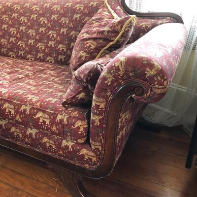 1800’s Elephant Print Couch