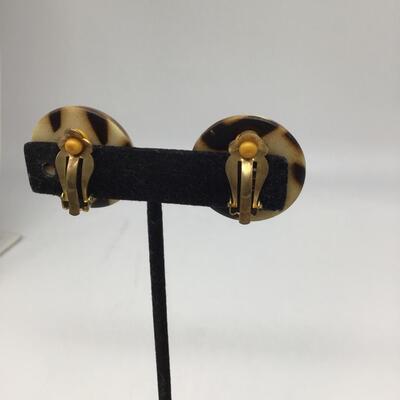 Vintage acrylic type earrings