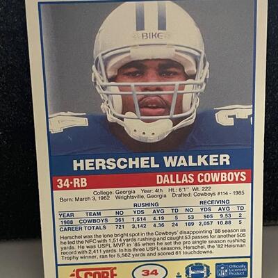 Score Herschel Walker 1989 Cowboys RB