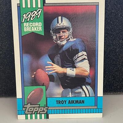 1989 Topps Troy Aikman card #3