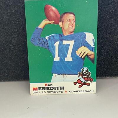 T.C.G Don Meredith Card #75 Cowboys QB