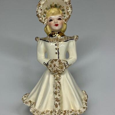 Vintage Blond Betsy Young Woman Figurine Florence Ceramics