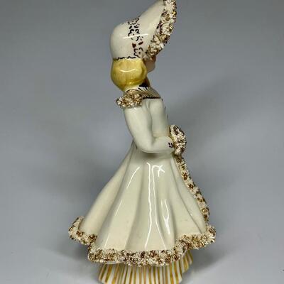 Vintage Blond Betsy Young Woman Figurine Florence Ceramics