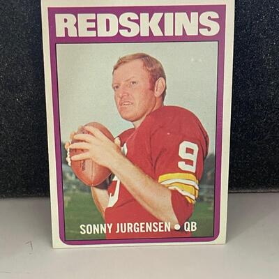 T.C.G #195 Sonny Jurgensen QB Redskins