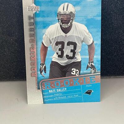 Upper Deck Rookie  2006 Nate Salley #115 Panthers