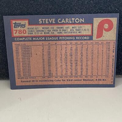 Topps 1984 #780 Steve Carlton  Phillies  P