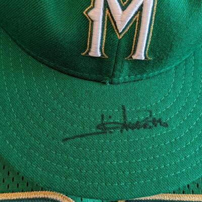 Autographed Jose Valentin Jersey and Cap