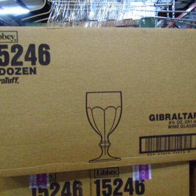 Libbey (#15246)- Gibraltar 8 1/2 Ounce Wine Glass- 3 Dozen Per Box- 8 Boxes (24 Dozen Total) (#33-G)