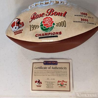 1999 2000 Wisconsin Rose Bowl Champion Football