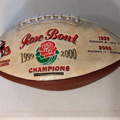 1999 2000 Wisconsin Rose Bowl Championship Football