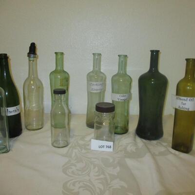 Assorted Oil Bottles