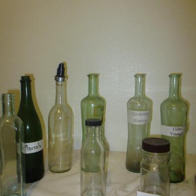 Assorted Oil Bottles