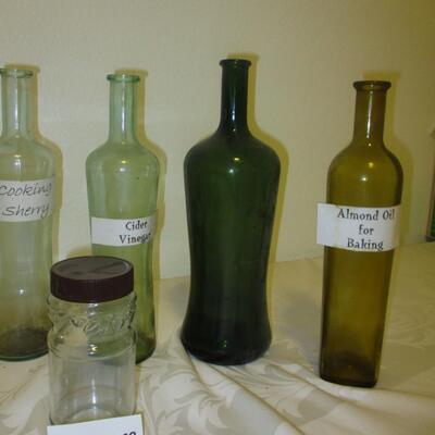 Assorted Oil Bottles