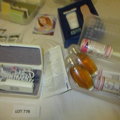 Ladies Grooming Supplies-Perfume, Rollers,