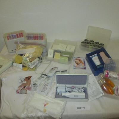Ladies Grooming Supplies-Perfume, Rollers,