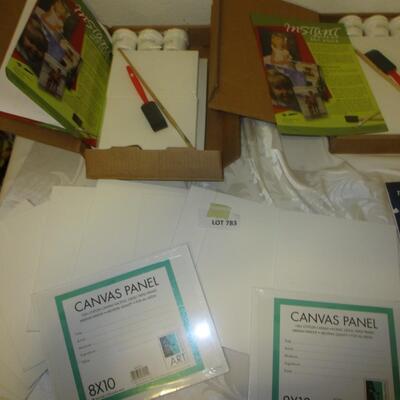 Art Supplies-- Canvases