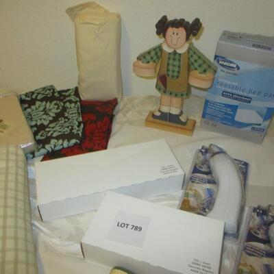 Household--serving tray, pillowcases