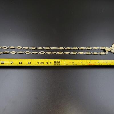 HIP HOP GOLD TONED BLING $ DOLLAR SIGN PENDANT NECKLACE