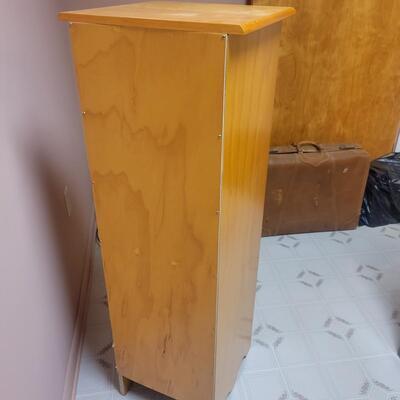Storage Cabinet with a Decorative Metal Front (L-DW)