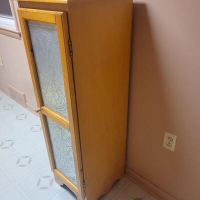 Storage Cabinet with a Decorative Metal Front (L-DW)