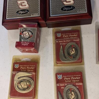 NOS Dale Earnhardt and Nascar Pewter Commemorative Items