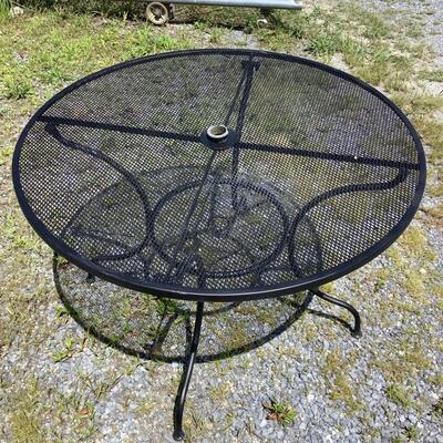 5534 Black Patio Table
