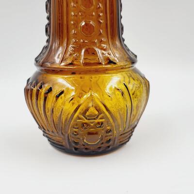 AMBER COLORED CHAOS GENIE STYLE BOTTLE