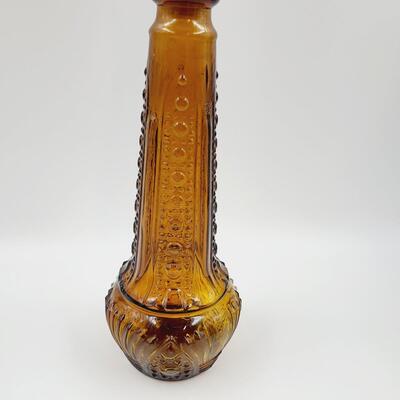 AMBER COLORED CHAOS GENIE STYLE BOTTLE