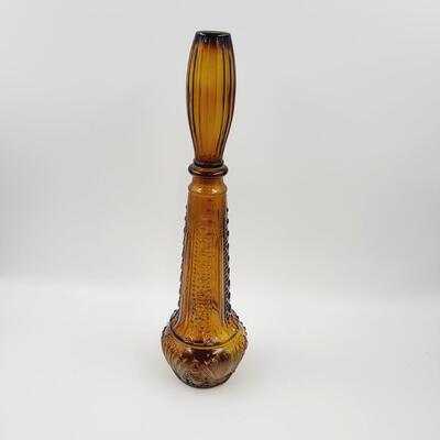 AMBER COLORED CHAOS GENIE STYLE BOTTLE