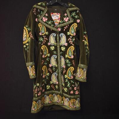 Johnny Was Two Ten Ten Five Embroidered Jacket 