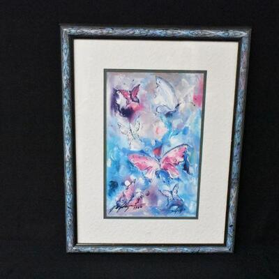 DeGrazia Signed Butterfly Print 