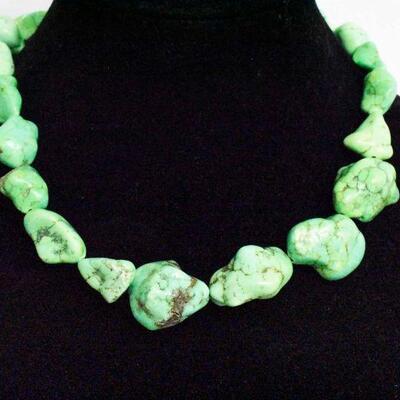 Chunky Turquoise Choker / Necklace 