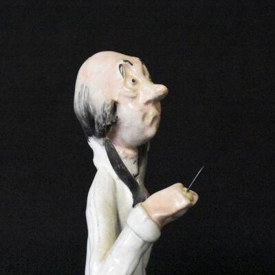 Vintage Pottery Doctor w/Stethoscope and Shot 