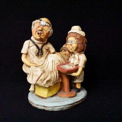 Vintage Lauren Marems 1980 Surgery Room Sculpture 