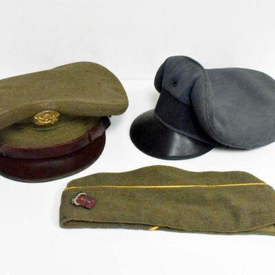 Set of 3 Military Hats 