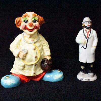 Pair of Clown Figurines 