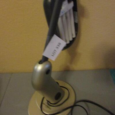 Sewing Iron, Lamp, Wall Hooks