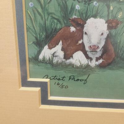 TAMMY SCHOLLE ARTIST PROOF PRINT FRAMED #16/50