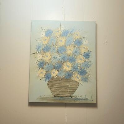 ORIGINAL CHRISTOPHER J CANVAS ART PIECE