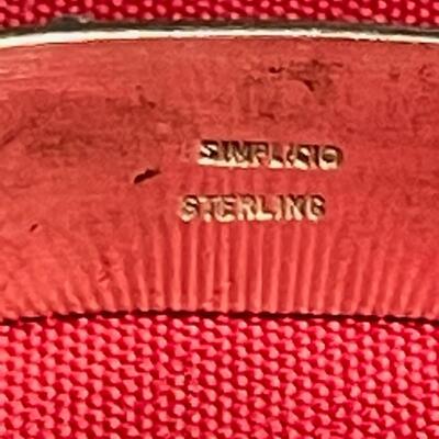 Dan Simplicio Sterling & coral Zuni cuff bracelet 34 grams