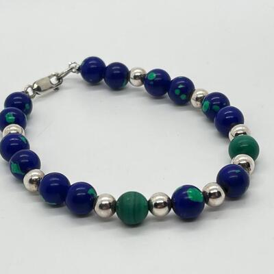 LOT 8: Azurite Malachite Beads - 16