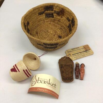 5538 Vintage Handmade Baskets