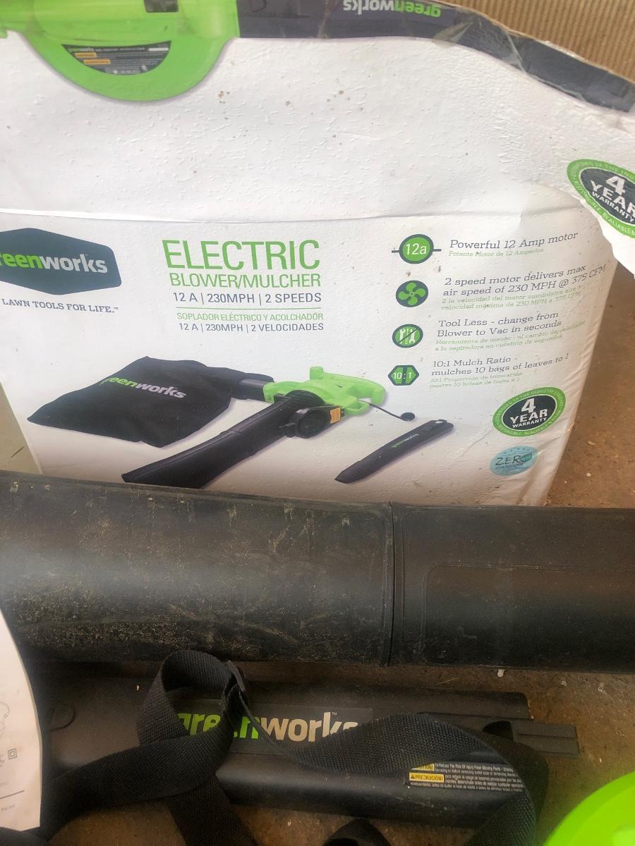 G53 Greenworks Electric Blower/Mulcher