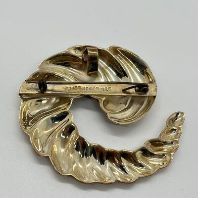 LOT 25: Vintage Silver 925 Pendant/Brooch - 22.8 grams total weight