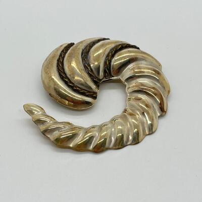 LOT 25: Vintage Silver 925 Pendant/Brooch - 22.8 grams total weight